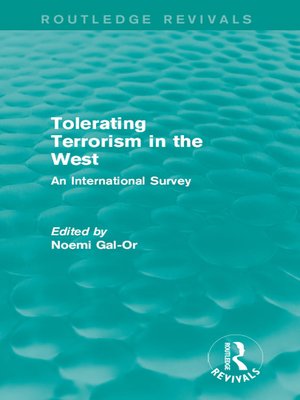 cover image of Tolerating Terrorism in the West